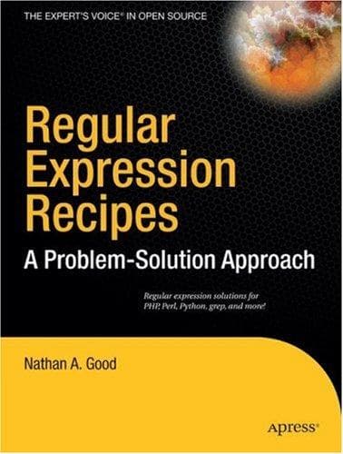 Tapa de Regular Expression Recipes