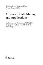 Tapa de Advanced Data Mining and Applications