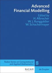 Tapa de Advanced financial modelling