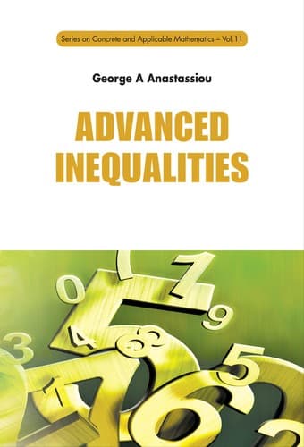 Tapa de Advanced Inequalities