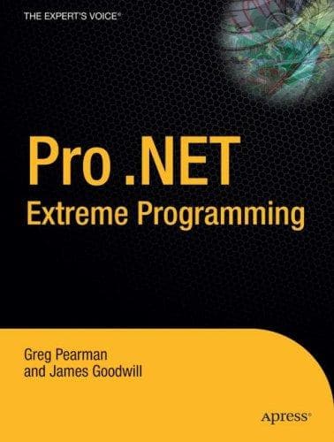 Tapa de Pro .NET 2.0 Extreme Programming (Expert's Voice)