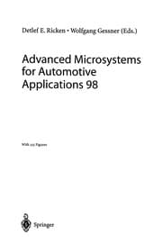 Tapa de Advanced Microsystems for Automotive Applications 98