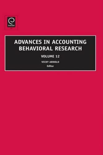 Tapa de Advances in Accounting Behavioral Research