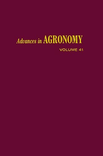 Tapa de Advances in Agronomy, Vol. 41