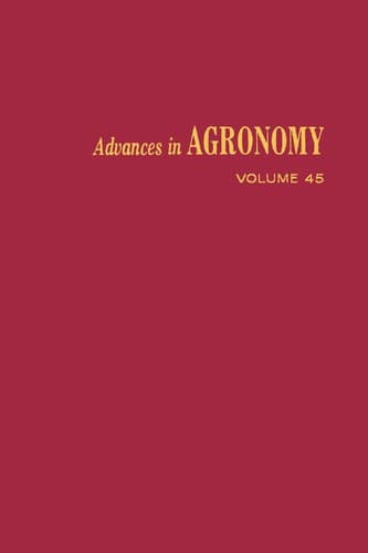 Tapa de Advances in Agronomy, Vol. 45