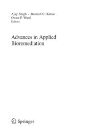Tapa de Advances in Applied Bioremediation