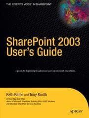 Tapa de SharePoint 2003 user's guide