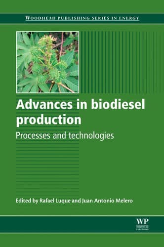 Tapa de Advances in biodiesel production