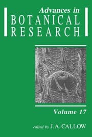 Tapa de Advances in Botanical Research, 17