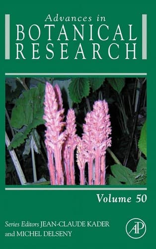 Tapa de Advances in botanical research