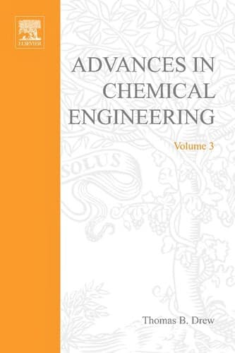 Tapa de Advances in chemical engineering