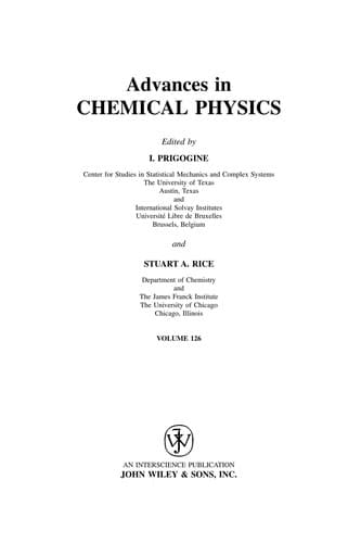 Tapa de Advances in chemical physics