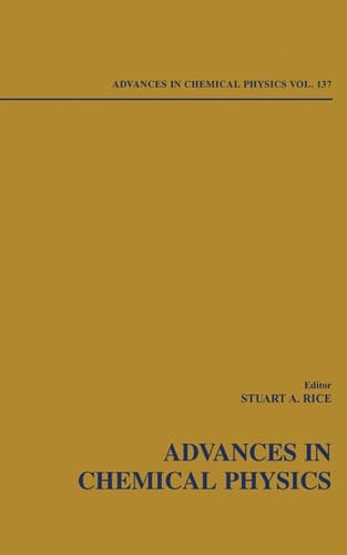 Tapa de Advances in Chemical Physics