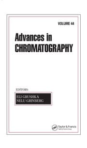Tapa de Advances In Chromatography