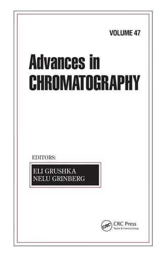 Tapa de Advances in Chromatography