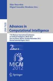 Tapa de Advances in Computational Intelligence