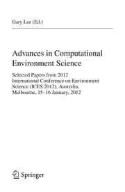 Tapa de Advances in Computational Environment Science