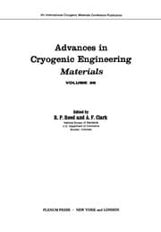 Tapa de Advances in Cryogenic Engineering Materials