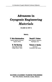 Tapa de Advances in Cryogenic Engineering Materials