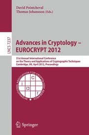 Tapa de Advances in Cryptology – EUROCRYPT 2012