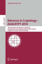 Tapa de Advances in Cryptology - ASIACRYPT 2010