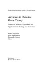Tapa de Advances in Dynamic Game Theory