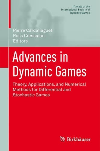 Tapa de Advances in Dynamic Games