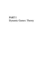Tapa de Advances in Dynamic Games and Applications