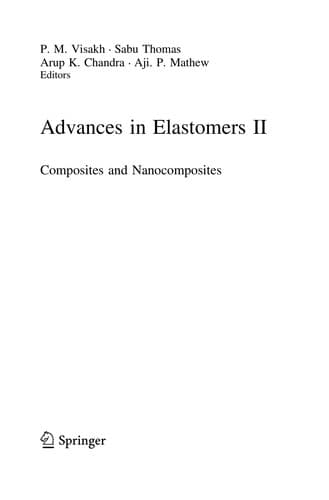 Tapa de Advances in Elastomers II
