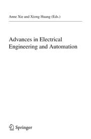 Tapa de Advances in Electrical Engineering and Automation