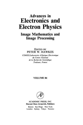Tapa de Advances in electronics and electron physics