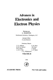 Tapa de Advances in electronics and electron physics