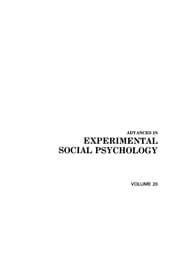 Tapa de Advances in experimental social psychology