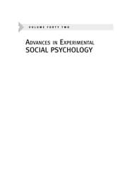 Tapa de Advances in experimental social psychology