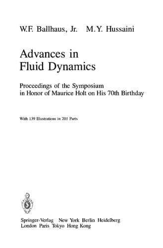 Tapa de Advances in Fluid Dynamics