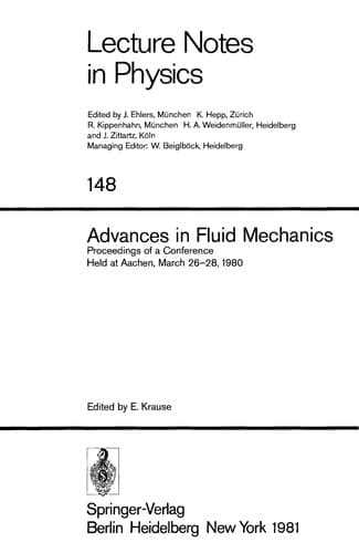 Tapa de Adv in Fluid Mechanics