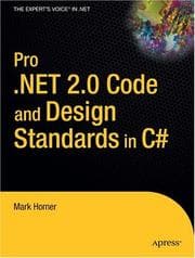 Tapa de Pro .NET 2.0 Code and Design Standards in C#