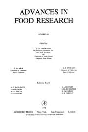 Tapa de Advances in food research