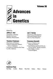 Tapa de Advances in genetics