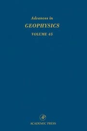 Tapa de Advances in Geophysics