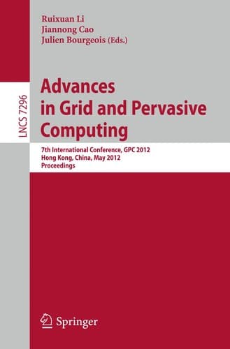 Tapa de Advances in Grid and Pervasive Computing
