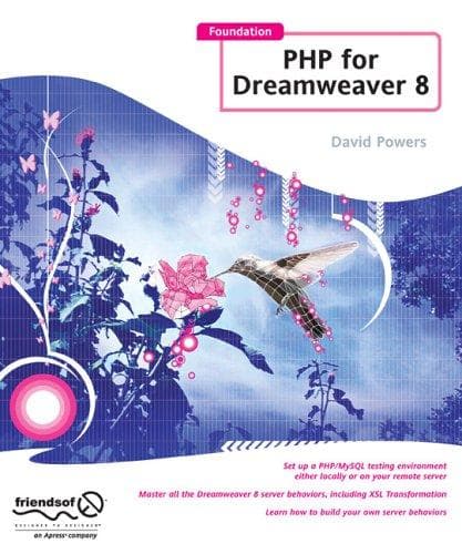 Tapa de Foundation PHP for Dreamweaver 8