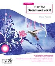 Tapa de Foundation PHP for Dreamweaver 8
