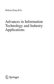 Tapa de Advances in Information Technology and Industry Applications