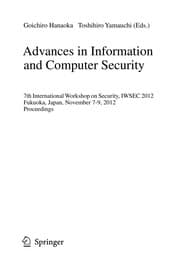 Tapa de Advances in Information and Computer Security