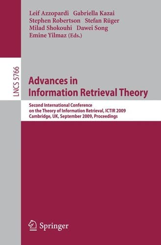 Tapa de Advances in Information Retrieval Theory