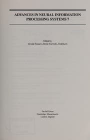 Tapa de Advances in neural information processing systems
