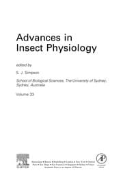 Tapa de Advances in Insect Physiology