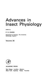 Tapa de Advances in insect physiology