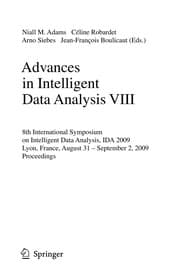Tapa de Advances in Intelligent Data Analysis VIII
